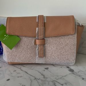 Kate Spade “Emmy” blush Leather Crossbody